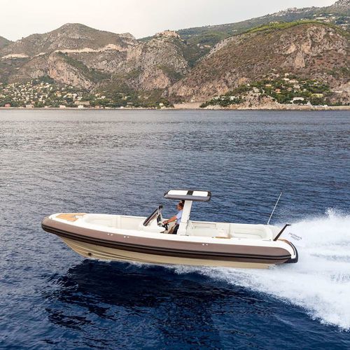 Bateau pneumatique hydrojet - TT HERE COMES THE SUN - Yachtwerft Meyer - RIB / à console centrale / max. 8 personnes