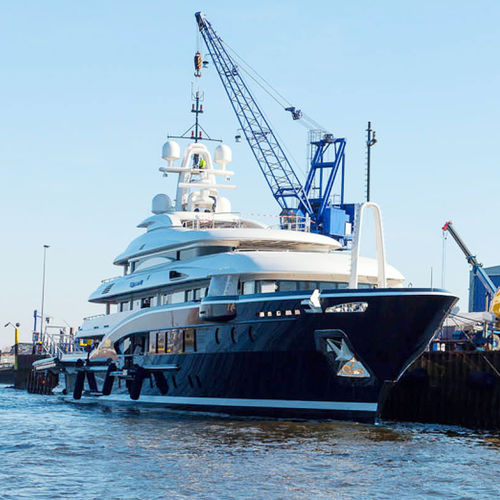 Méga-yacht de luxe de croisière - Power III - Fassmer - rapide / avec timonerie