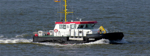 Bateau d'étude hydrographique - ORKA - Fassmer - catamaran / in-bord / en aluminium
