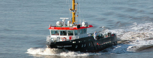 Bateau d'étude hydrographique - WULF ISEBRAND, - Fassmer - baliseur côtier / in-bord