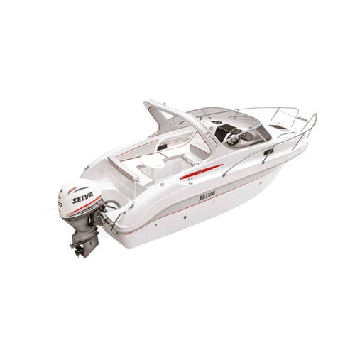 Cabin-cruiser hors-bord - C.6.7 PLUS - Selva Marine - Fiberglass - open / en fibre de verre / max. 8 personnes