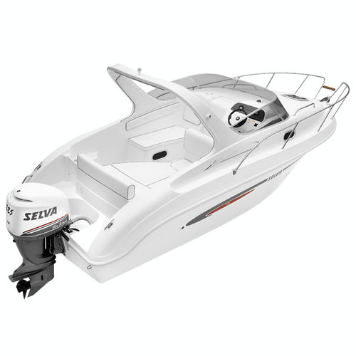 Cabin-cruiser hors-bord - C.7.1 CABIN PLUS - Selva Marine - Fiberglass - open / en fibre de verre / max. 8 personnes
