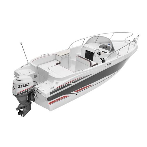 Walkaround hors-bord - SD 6.7 ELEGANCE - Selva Marine - Fiberglass - open / en fibre de verre / max. 7 personnes