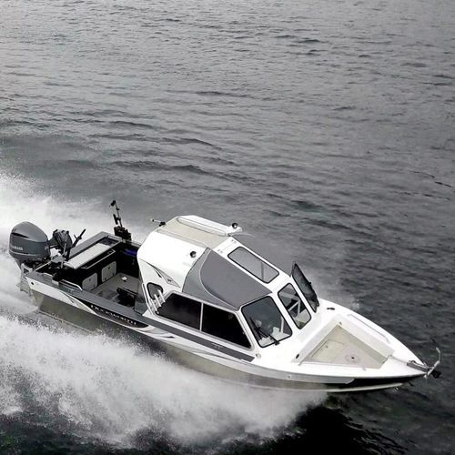Bateau de pêche-promenade hors-bord - 22 PACIFIC NAVIGATOR - Duckworth - avec timonerie / offshore / en aluminium