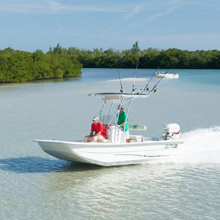 Coque open hors-bord - 19SWS - Sea Chaser - à console centrale / de pêche sportive / T-Top