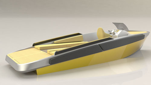 Coque open in-bord - 27 TO - ERYD YACHTS - électrique / à console centrale / bain de soleil