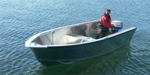 Bateau de travail - 16' Skiff - ABCO Industries Limited - hors-bord / en aluminium