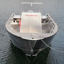 Bateau utilitaire - 23' - ABCO Industries Limited - hors-bord / en aluminium