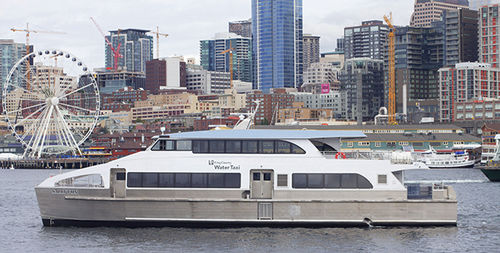 Ferry à passagers catamaran - 105′  - All American Marine - en aluminium / à grande vitesse
