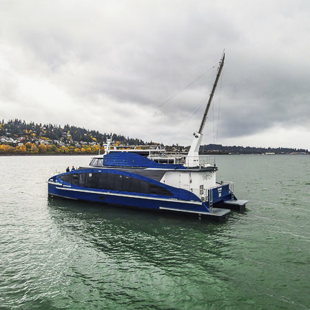 Bateau à passagers - 70′ - All American Marine - catamaran / in-bord / en aluminium