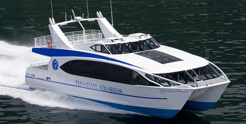 Bateau professionnel bac - 65′ River Gorge - All American Marine - catamaran / in-bord / en aluminium