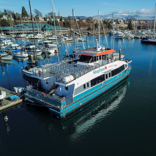 Bateau à passagers - M/V Waterman - All American Marine - catamaran / hybride diesel-électrique / en aluminium