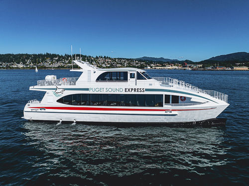 Bateau à passagers - 77′ - All American Marine - catamaran / in-bord / en aluminium