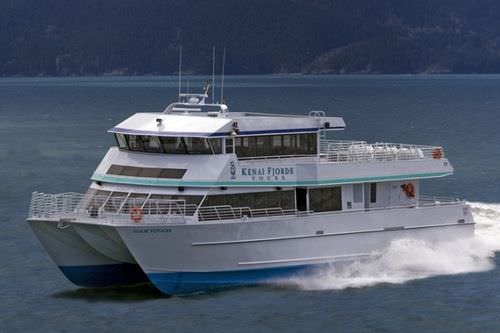 Navire à passagers catamaran - Aialik Voyager - All American Marine - pour excursion touristique
