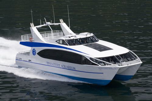 Bateau à passagers - River Gorge Explorer  - All American Marine - catamaran / in-bord / en aluminium