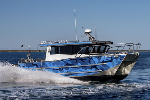 Bateau de pêche professionnelle - 3212-CTC - Armstrong Marine - catamaran / hors-bord / en aluminium