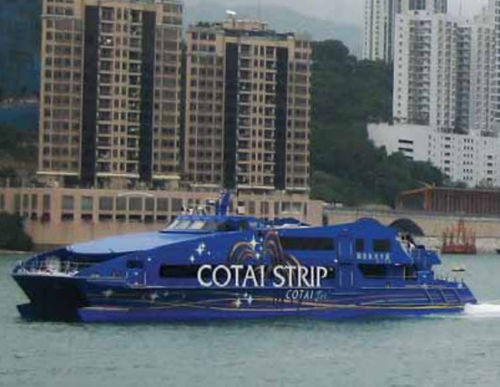Car-ferry catamaran - THE COTAI STRIP COTAIJETS - Austal USA - à grande vitesse