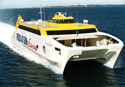 Car-ferry catamaran - BOCAYNA EXPRESS - Austal USA - à grande vitesse