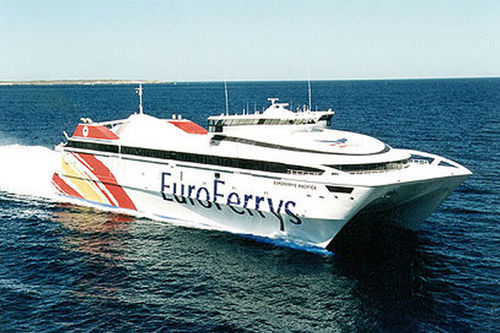 Car-ferry Ro-Pax - EUROFERRYS PACIFICA  - Austal USA - catamaran / à grande vitesse