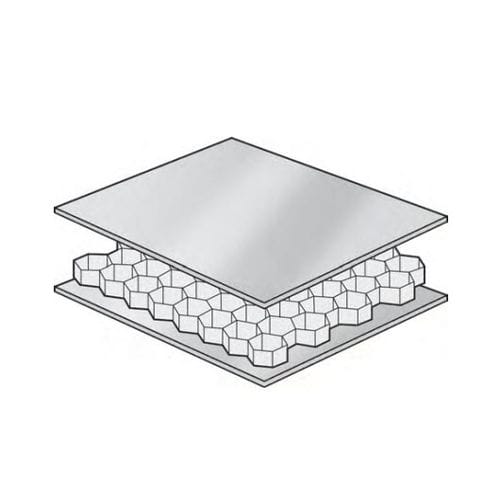 Panneau sandwich pour cloison de navire - AYRLITE 2023® - Ayres Composite Panels - nid d'abeille / aluminium
