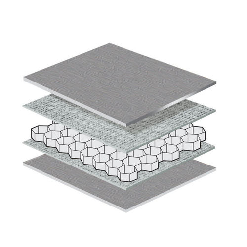 Panneau sandwich pour cloison de navire - AYRLITE® 2031  - Ayres Composite Panels - nid d'abeille en aluminium / aluminium / en acier inoxydable