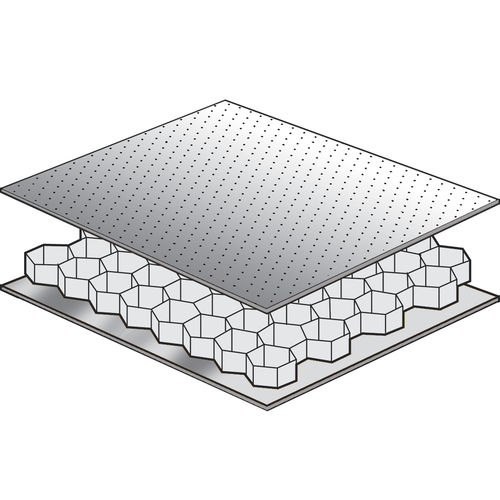 Panneau sandwich pour isolation phonique - AYRLITE® 2071 - Ayres Composite Panels - nid d'abeille en aluminium / aluminium