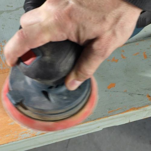 Ponceuse pour chantier naval - GEX12V-5N - Bosch Tools - à disque / sur batterie / de paume