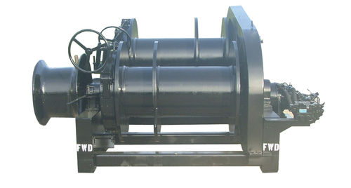 Treuil pour navire - WATERFALL  - Coastal Marine Equipment Inc - à entraînement hydraulique / double tambour