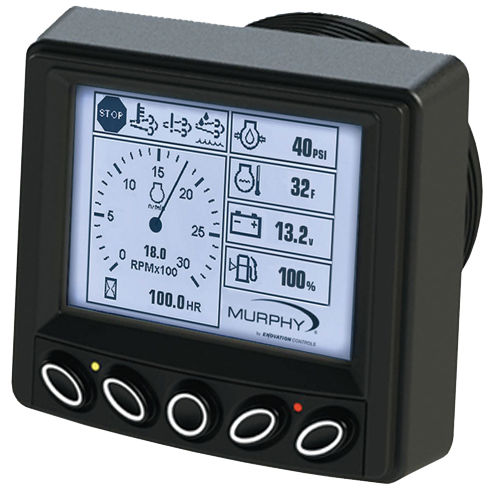Afficheur pour navire - PowerView® 380 - FW Murphy - pour bateau / multifonction / LCD