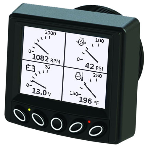Afficheur pour navire - PowerView® 350 - FW Murphy - pour bateau / multifonction / LCD
