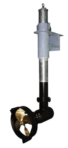 Propulseur azimutal - Barge Tsunami - Hydraulic Marine Systems, Inc. - gouvernail / monté sur pont / pour bateau professionnel