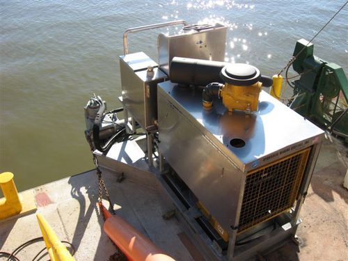 Système de propulsion pour barge - Twin - Hydraulic Marine Systems, Inc. - monté sur pont / à moteur hydraulique