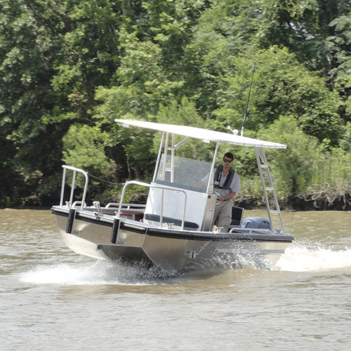 Bateau utilitaire - 20 RESOLUTE - Metal Shark Aluminum Boats - bateau de support pour la plongée / hors-bord / en aluminium
