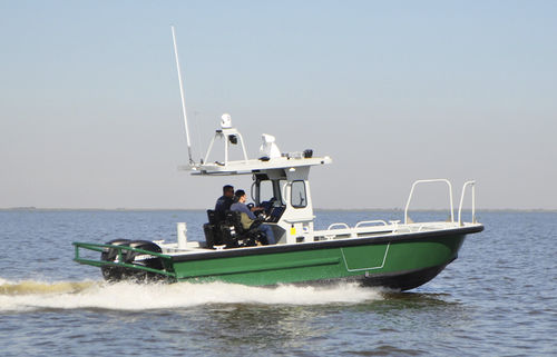 Bateau utilitaire - 25 COURAGEOUS - Metal Shark Aluminum Boats - hors-bord / en aluminium
