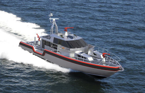 Bateau pilote - 75 DEFIANT - Metal Shark Aluminum Boats - in-bord hydrojet / en aluminium