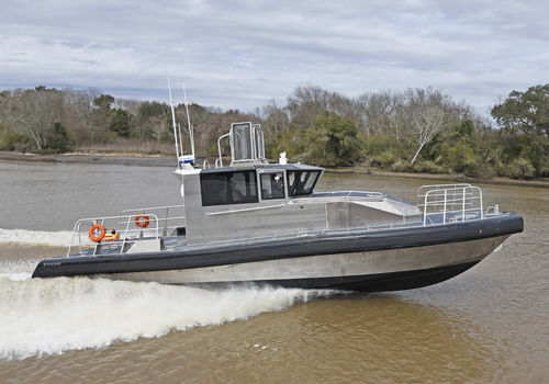 Bateau pilote - 45 DEFIANT - Metal Shark Aluminum Boats - in-bord hydrojet / diesel / en aluminium