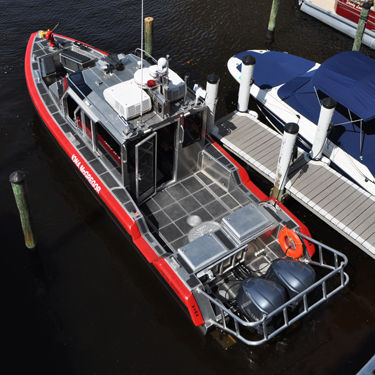 Bateau pompier - 32 DEFIANT  - Metal Shark Aluminum Boats - hors-bord / en aluminium