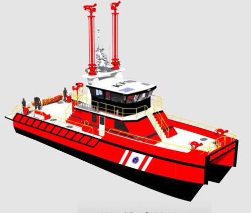 Bateau pompier - FireCat 25M - Metalcraft Marine Inc - catamaran / in-bord