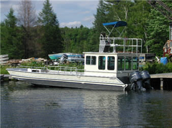 Barge de travail - Bullnose 30SV  - Metalcraft Marine Inc - hors-bord / en aluminium