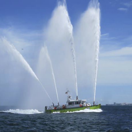 Bateau pompier - FireStorm 50 - Metalcraft Marine Inc - in-bord hydrojet / en aluminium