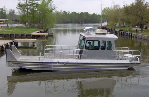 Barge de travail - 3110BV - Scully's Aluminum Boats - hors-bord