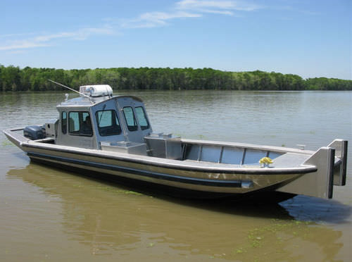 Bateau de transport logistique - 3296DVWB2 - Scully's Aluminum Boats - in-bord / en aluminium