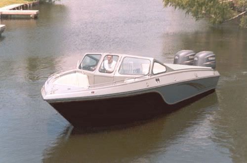 Runabout hors-bord - Sportsman28 - Scully's Aluminum Boats - bimoteur / bow-rider