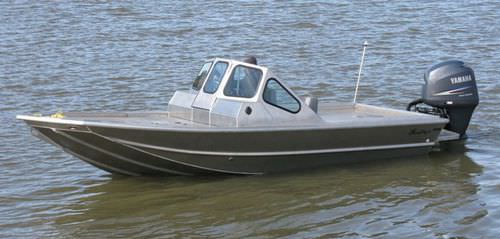 Bay boat hors-bord - 1872V - Scully's Aluminum Boats - à double console / de pêche sportive / en aluminium