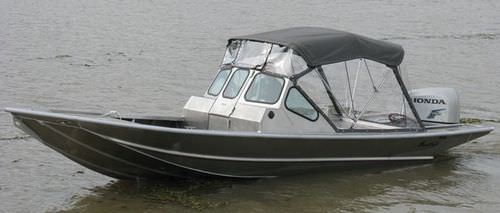 Coque open hors-bord - 2072V2 - Scully's Aluminum Boats - à double console / en aluminium