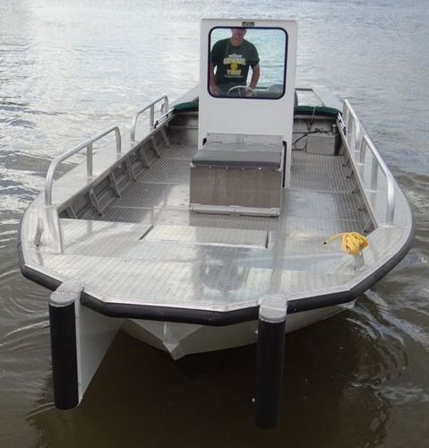 Bateau de travail - 2496DVWB - Scully's Aluminum Boats - hors-bord / en aluminium