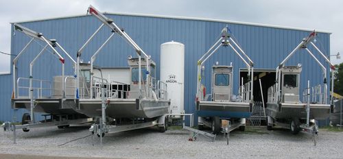 Barge de travail - 2896BS2 - Scully's Aluminum Boats - hors-bord / en aluminium