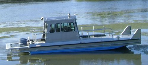 Barge de travail - 3010BV - Scully's Aluminum Boats - hors-bord / en aluminium