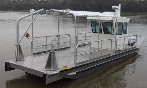 Barge de travail - 3010BF - Scully's Aluminum Boats - hors-bord / en aluminium