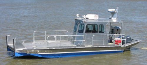 Barge de travail - 3011BV - Scully's Aluminum Boats - hors-bord / en aluminium